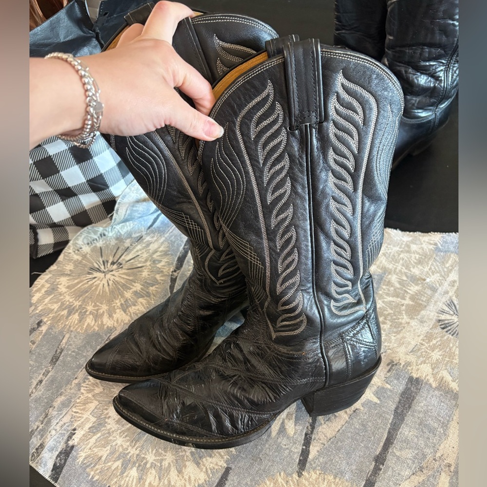 Black Western Cowboy Boots